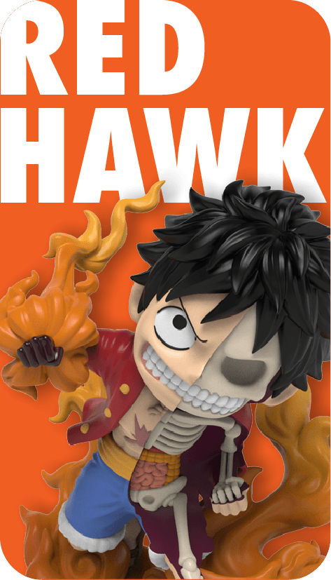 Mighty Jaxx Freeny's Hidden Dissectibles: One Piece Serie 6 (Luffy Gears) – 6er Blindbox Sammelfiguren, Inkl. App-Zertifikat