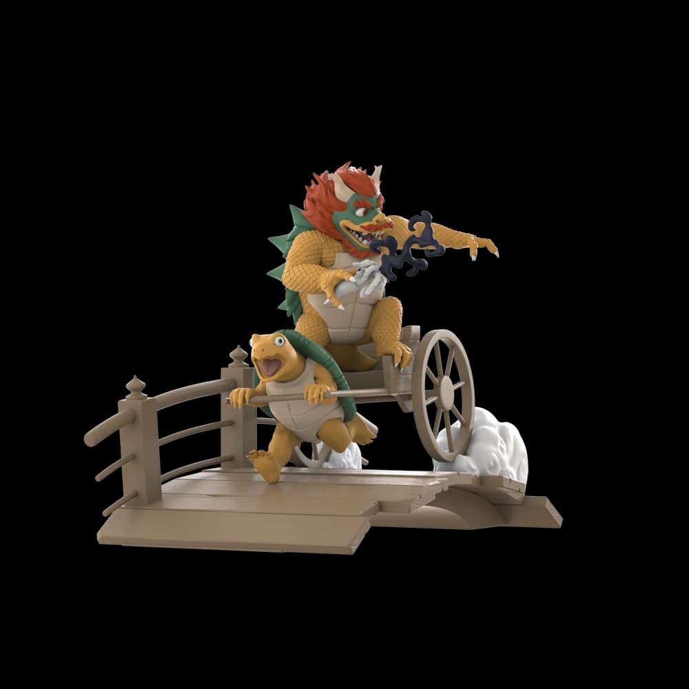 Ukiyo-E Rickshaw Kart: Turtle Daimao by Jed Henry | Mighty Jaxx Ukiyo-E Rickshaw Kart: Turtle Daimao by Jed Henry | Mighty Jaxx